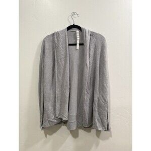 lululemon Hooded Open Sweatshirt With Pockets Grey Sz 6